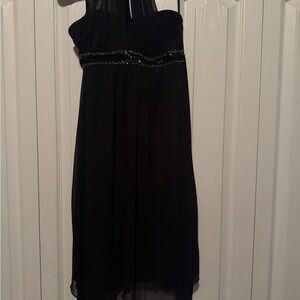 Sweet Storm Black Dress with Sequin Detail
